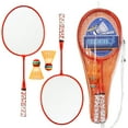 thumbnail image 1 of Labymos 1 Pair Badminton Rackets with Balls 2 Player Badminton Set for Children Indoor Outdoor Sport Game, 1 of 7