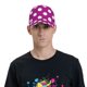 thumbnail image 4 of Fotbe Purlpe And White Polka Dot Gorro Clásico de Béisbol, Gorra Ajustable con Broche Snapback, Gorro de Exterior de Algodón Suave, 4 of 6