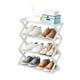 thumbnail image 1 of Estante de Zapatos Plegable de 4 Niveles, Que Ahorra Espacio Organizador de Almacenamiento de Zapatos de Pie Estante de Zapatos Organizador de Zapatos para Armario Pasillo, 1 of 7