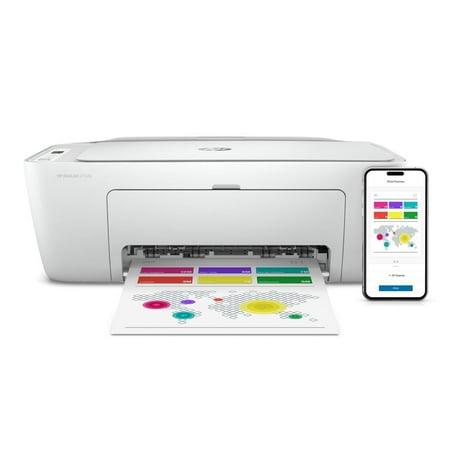 HP DeskJet 2734e All-in-One Printer with Bonus 6 Months of Instant Ink with HP+