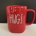 thumbnail image 2 of Rae Dunn HUGS - KISSES double sided mug- allside red - LL lettering - Ceramic, 2 of 4