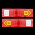 thumbnail image 4 of Riwesomey 2 uds 19 LED luces traseras de remolque a prueba de agua LED señal de giro trasera camión remolque lámpara indicadora de parada de camión Bombillas para automóviles, 4 of 5