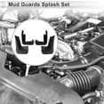 thumbnail image 2 of Guardabarros delanteros y traseros únicos para BMW Serie 3 (GT Coupe) 2013-2021 con accesorios de montaje 1 juego, 2 of 6
