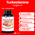 thumbnail image 5 of HealthFare Turkesterone with Tongkat Ali Capsules 110,000mg | 150 Capsules | Premium Formula | Naturally Sourced | Made in the USA, 5 of 6