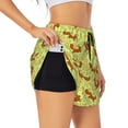 thumbnail image 5 of Rocae Floral Squirrel for Women's Athletic Shorts Quick Dry Workout Hiking Shorts With Pockets for Running, Yoga, Gym, Sports X-Large, 5 of 9