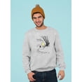 thumbnail image 2 of Friendship Bear Sweatshirt Men -Smartprints Designs, Male Medium, 2 of 4