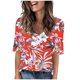 thumbnail image 4 of Camisetas Casuales de Manga Corta Plisada de la Moda de las Mujeres, Camiseta Cómoda de Poliéster para las Mujeres, Blusa de Primavera de Verano Lavado a Mano, 4 of 7