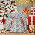 thumbnail image 5 of Fuzoiu Cute Sloth Print Christmas Gift Bag,Burlap Gift Bag with Drawstring Closure & Hang Tag,Perfect for Holidays, Birthdays, and Special Occasions-Small, 5 of 7
