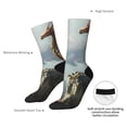 thumbnail image 4 of KLL Autumn Dragon Mountain View Print Cool Socks Men's Women's Crew Socks Funny Crazy Novelty Stockings, 4 of 6