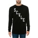 thumbnail image 1 of Camiseta Gráfica The Scvle Logo LS para Hombre Black Scale Negro Pequeño, 1 of 1