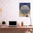 thumbnail image 3 of Stupell Industries Blue Gold Abstract Distressed Circle Shapes,24 x 30,Designed by Justin Thompson, 3 of 5
