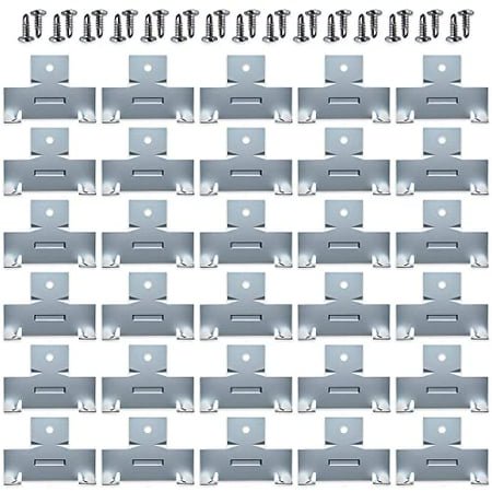 30 Pack (15 Pairs) Retrofit Recessed Downlight Housing C Clips with Self Tapping Screws for Down Light Can?