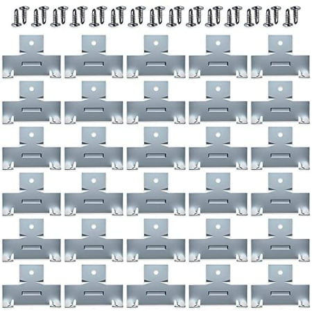30 Pack (15 Pairs) Retrofit Recessed Downlight Housing C Clips with Self Tapping Screws for Down Light Can?