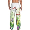 thumbnail image 3 of Disketp Plants And Insects Men'S Pajama Pants - Ultra Soft Fleece Sleep And Lounge Pants (Size: S-Xxl), 3 of 9