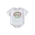thumbnail image 2 of Aojekbee Infant Baby Boy Summer Jumpsuit Letter Car Embroidery Short Sleeve Round Neck Romper Cute Bodysuit, 2 of 10