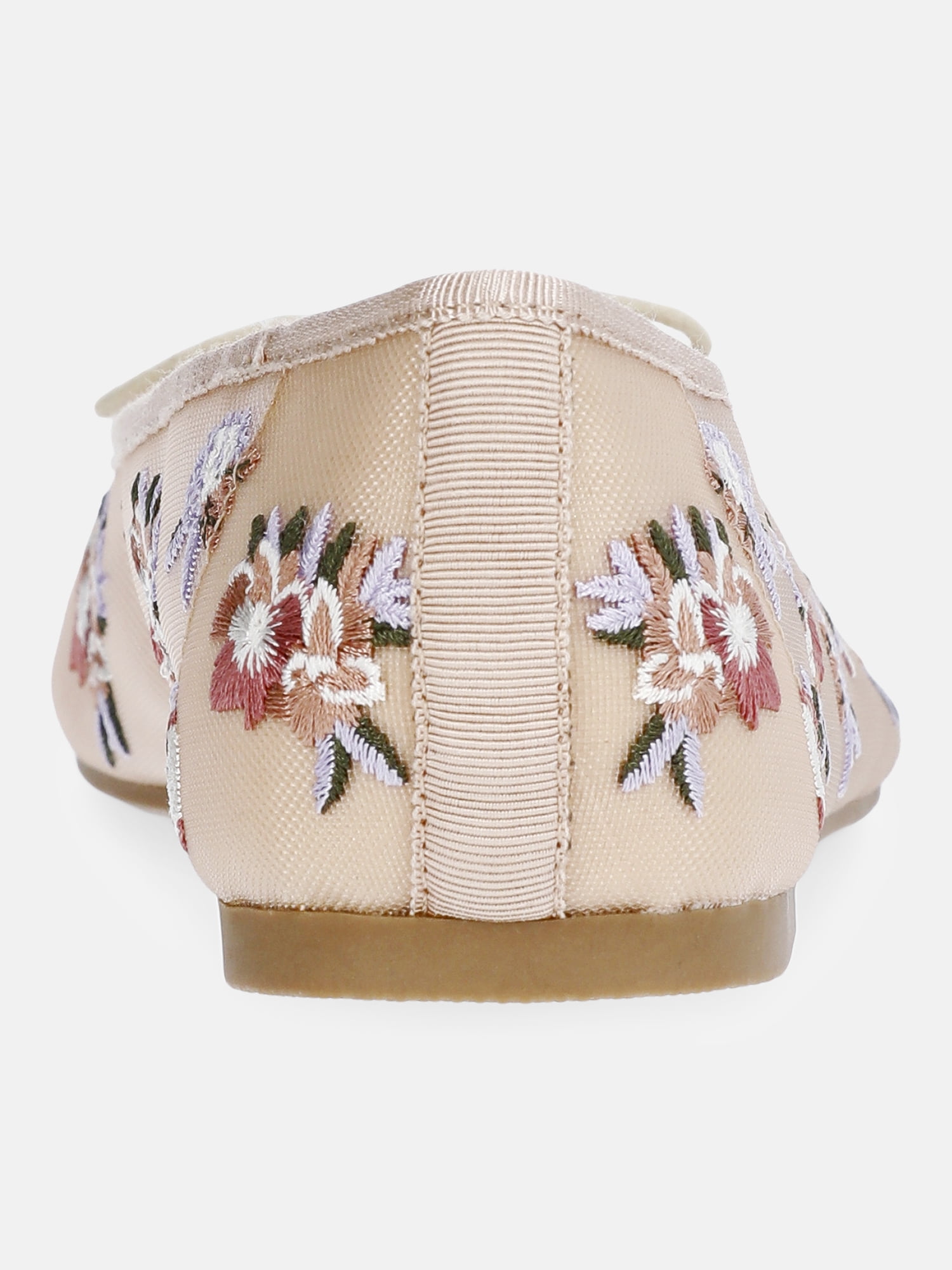 Scoop Women's Floral Mesh Ballet Flats