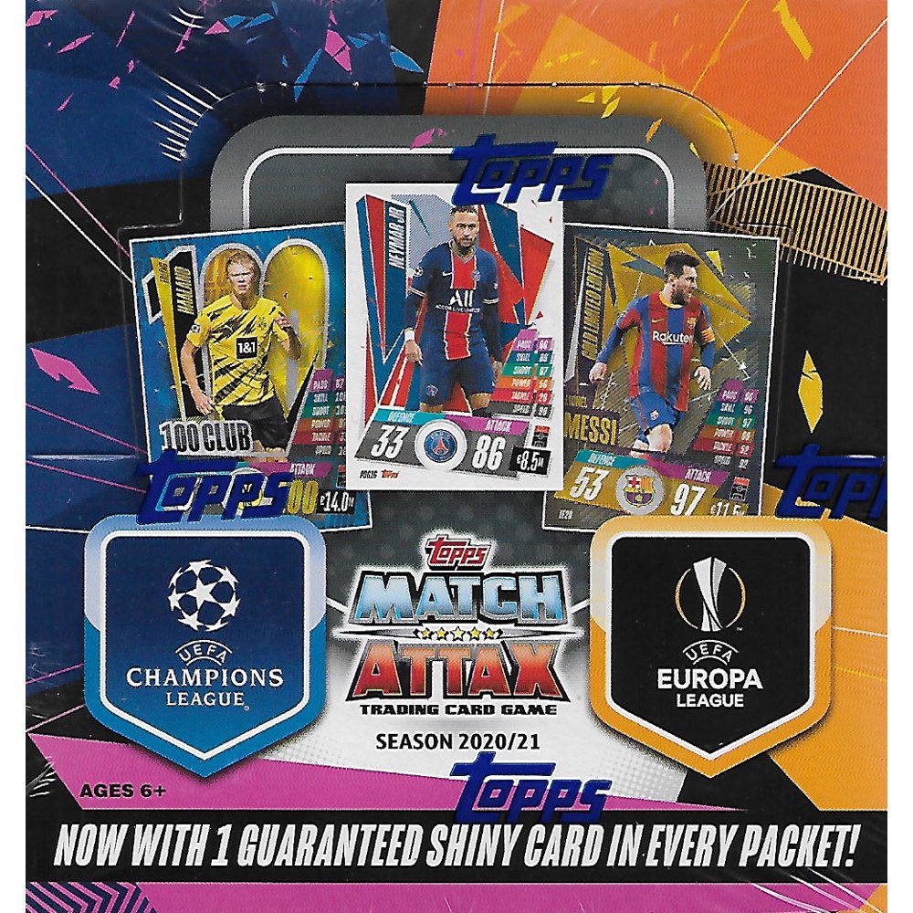 2020 2021 Topps Soccer UEFA Champions League Match Attax 30 Pack