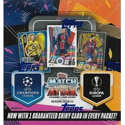 2020 2021 Topps Soccer UEFA Champions League Match Attax 30 Pack Display Box with Shiny Cards