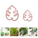 thumbnail image 5 of juegos de soportes para plantas Monstera, con forma única de Monstera, para plantas de exterior e interior, 5 of 7