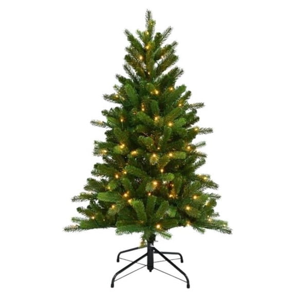 Celebrations 9080829 4 ft. Pencil LED Grand Illume Color Changing Christmas Tree - 150 Count