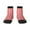 2 Black-1, variant on Red And White Stripes Pattern Quarter Crew Socks,Toe Seamed Ankle Socks,Cotton Cushioned Breathable Athletic Crew Sports Socks