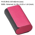thumbnail image 4 of Funda doble para gafas Meigan, carcasa rígida de aluminio, color rosa, 4 of 7