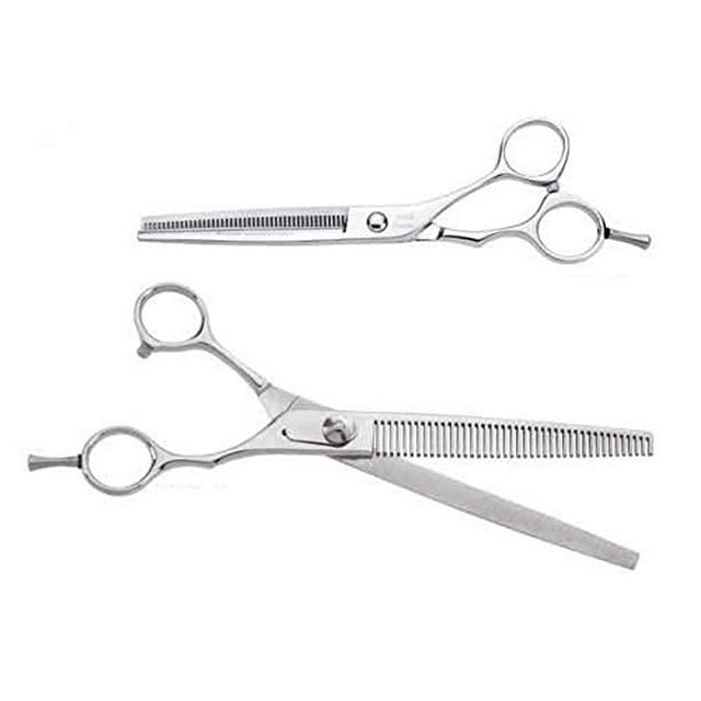 MPP Professional Pet Dog Grooming Shears 5200 Thinning Texturizing Blending Scissor (Set of Both Shears)