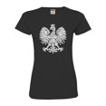 thumbnail image 1 of Womens Polska Eagle Polish Pride Poland Deluxe Soft T-Shirt, 1 of 1