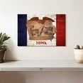 thumbnail image 2 of Elephant Stock State Map Over Iowa Flag Wall Art - Horizontal Canvas Wall Art - Home Office Wall Decor - Flags Canvas - Beige And Red Decor - 12" x 8", 2 of 8