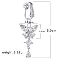 thumbnail image 3 of No-Piercing Belly Button Nail P, Belly Piercing Belly Ring for Women Belly Button Piercing Clip on Belly Button Rings Navel Ring Non Piercing, Umbilical Nail*1, 3 of 6