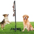 thumbnail image 2 of JDNRXO Adjustable Outdoor Dog Toy for Solo Play - 38.58"-44.49" Height with 6 Heavy-Duty Ground Stakes (11.81" Depth) & 1 Rope Toy for Backyard, Lawn, Park, 2 of 7