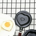 thumbnail image 5 of Heart Shape Versatile Frying Pan For Breakfast Eggs Omelet Pancake, Non-Stick Coating Easy Flipping Heat Distribution, Ergonomic Wooden Handle Kitchen Tool For Home Cooking, 5 of 7