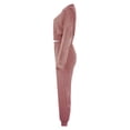 thumbnail image 2 of Sunloudy Women Two-piece Suitset, Solid Color Zipper Open Front Crop Tops and High Waist Pants, 2 of 6