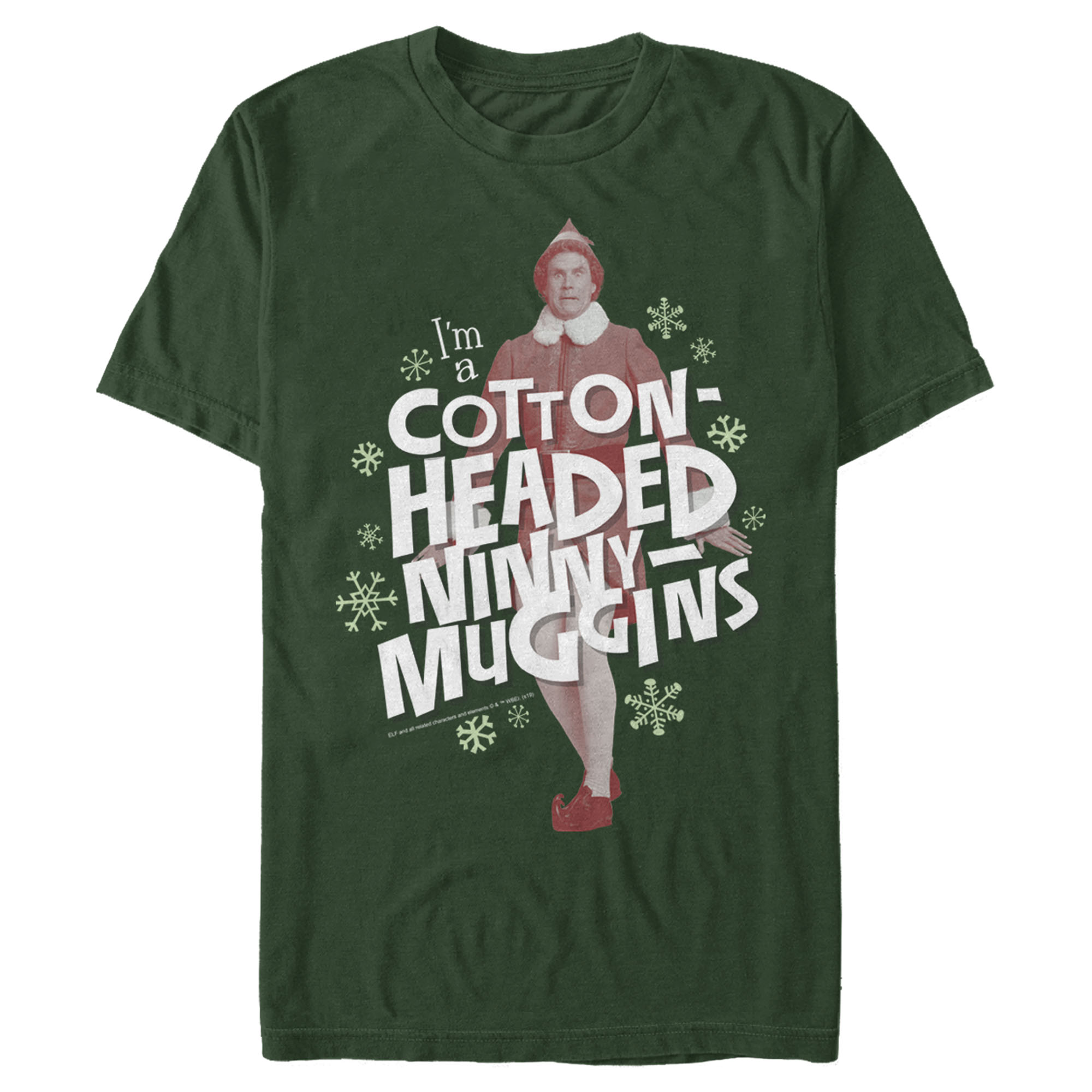 Elf Elf Men's CottonHeaded Ninny Muggins Buddy TShirt