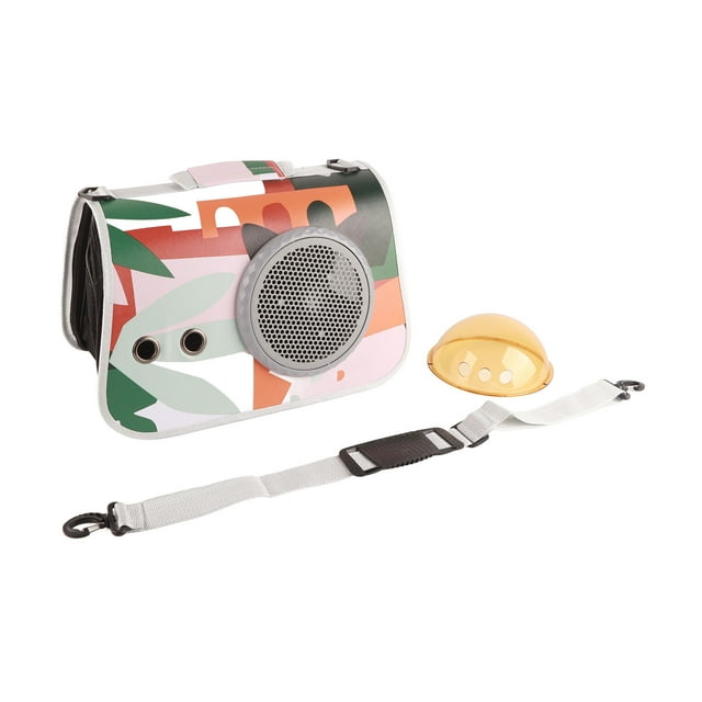 Bolsa transportadora para gatos, transpirable, resistente a mordeduras, portátil, con mango ergonómico, bolsa de viaje con correa para el hombro, camuflaje