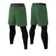 thumbnail image 2 of Pantalones cortos deportivos para hombre, pantalones cortos de baloncesto para correr, de secado rápido, falsos, falsos, de dos piezas Fridja  fhjkhfk456650, 2 of 3