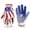 Youth-Blue, variant on HANDLANDY Youth Football Gloves, Sticky Wide Receiver Gloves for Kids & Adult, White and Gold Stretch Fit Football Gloves, Medium