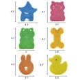 thumbnail image 2 of Baby Bath Sponge 6 Pack – Baby Sponge Super Soft for Bathing – Natural Infant Bath Sponge – Fast Drying Baby Bath Tub Sponge – Fun Baby Shower Sponge for Babies and Children, 2 of 5