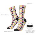 thumbnail image 4 of KLL Polka Dot Print Cool Socks Men's Women's Crew Socks Funny Crazy Novelty Stockings, 4 of 6