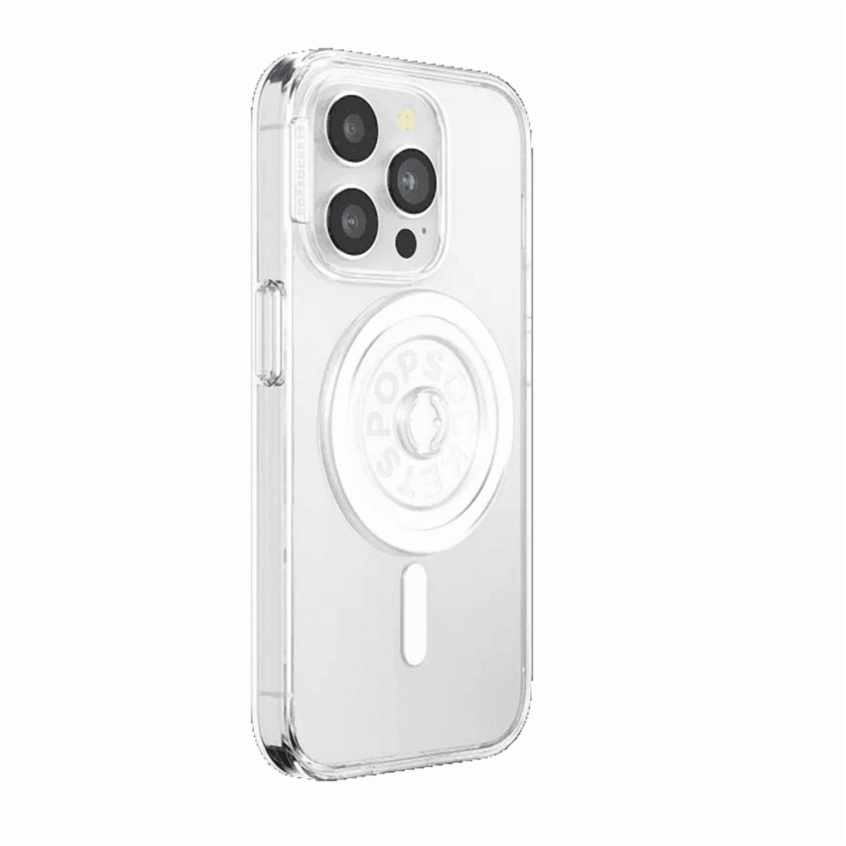 PopSockets Round Magnetic Base Only, Compatible with PopSockets Tops, Clear - Clear