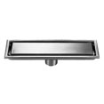 thumbnail image 1 of Rectangular Stainless Steel Floor Drain for Bathroom, 10x20cm Size, 1 of 5