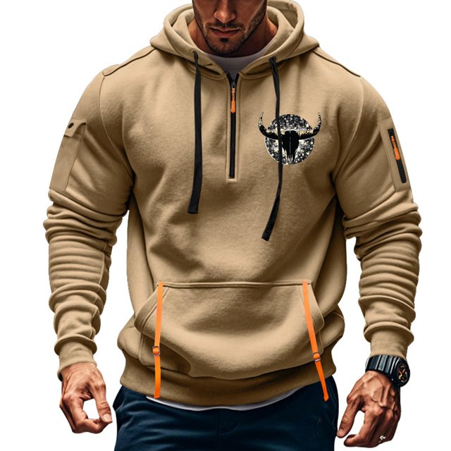 Sudadera con capucha para hombre, sudadera con capucha de manga larga estampada, sudadera con capucha de bolsillo, ropa de trabajo, sudadera con capucha para hombre, blusa de poliéster