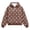 Coffee, variant on Trendfront Womens Cat Hoodie with Pet Pouch Polka Dot Long Sleeve Pullover with Front Pouch Casual Hoodies