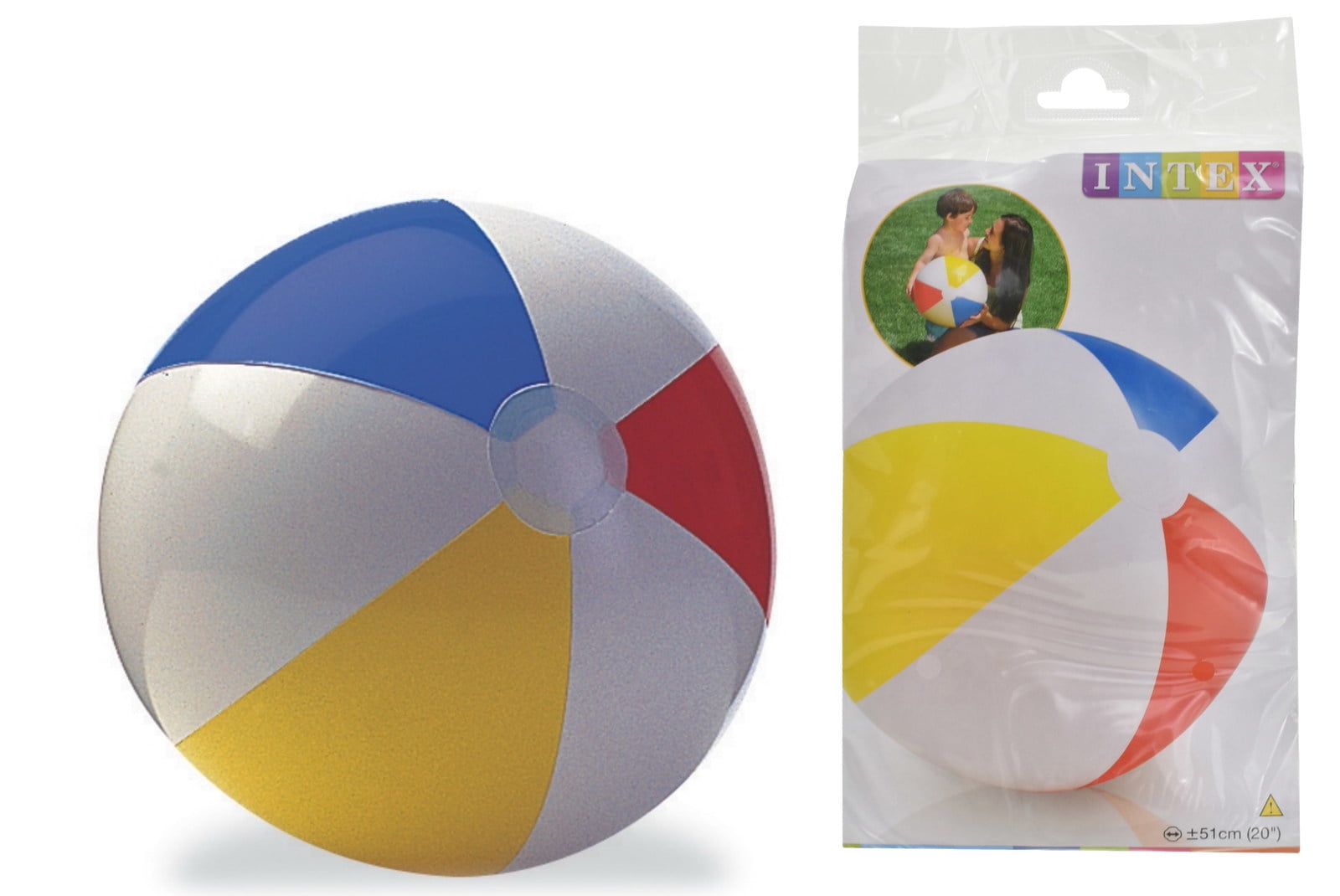 Intex Beach Ball 20" Glossy Panel Age/Grade : 3+ years | Walmart Canada