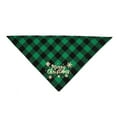 thumbnail image 4 of Christmas Dog Plaid Bandana Triangle Bib Set Pet Scarf Accessories for Dogs, 4 of 5