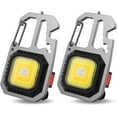 thumbnail image 1 of PCS Mini Luz de Trabajo Portátil 800 Lumen 7 Modos Llavero Linterna Impermeable Luces de Inspección Recargables, con Abrebotellas, Base Magnética, para Camping/Reparación/Emergencia JFHHH pequeña, 1 of 5