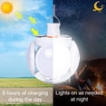 thumbnail image 4 of Luz Solar plegable para exteriores, bombilla LED portátil recargable por USB, luces de búsqueda, antorcha de Camping, lámpara de emergencia para cortes de energía, 4 of 4