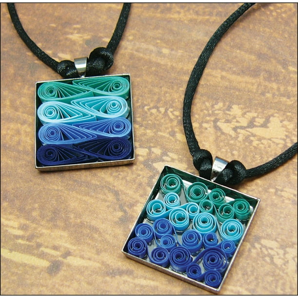 Quilled Creations Quilling Kit, Modern Waves Necklace
