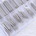 thumbnail image 4 of EeaseCA 180Pcs Durable Watch Repair Kit Watch Kit Bag Watch Strap Band Spring Bar Link Pin Remover Tool Repair Tools for Home Watchmaker (8MM-25MM Silver), 4 of 8