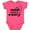 Vintage Hot Pink, variant on Inktastic I Hooked Nana's Heart with Fishing Rod Boys or Girls Baby Bodysuit